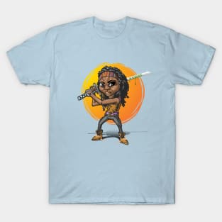 Michonne cartoon T-Shirt